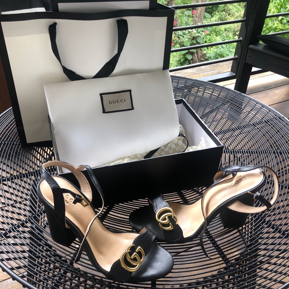 “Gucci” black heels